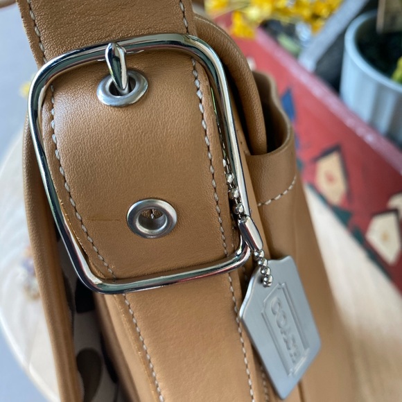 Coach Saddle Studio Flap Convertible Leather Bag - Picture 11 of 11